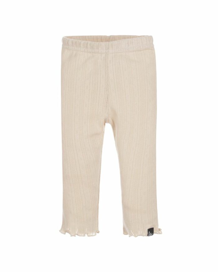 Pantalon pointelle beige (Babystyling)