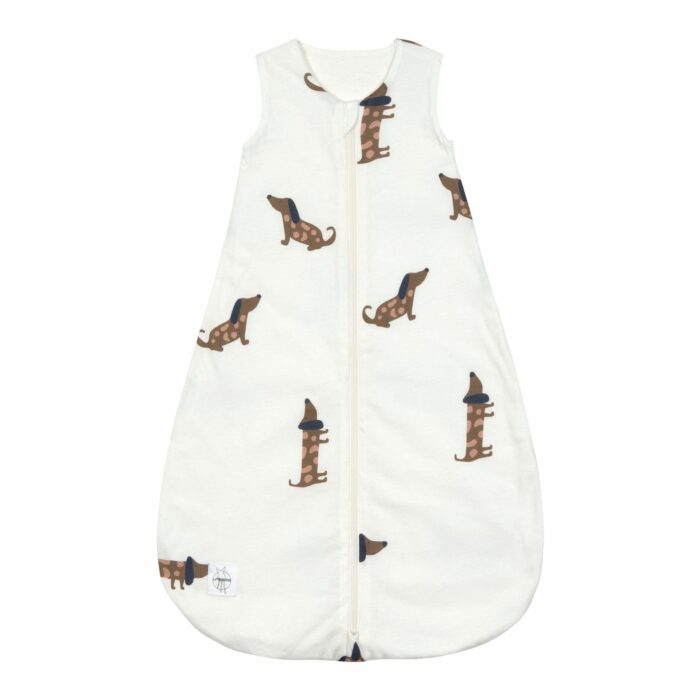 Gigoteuse pour bébé - bio coton, Chien beige (Lassig)