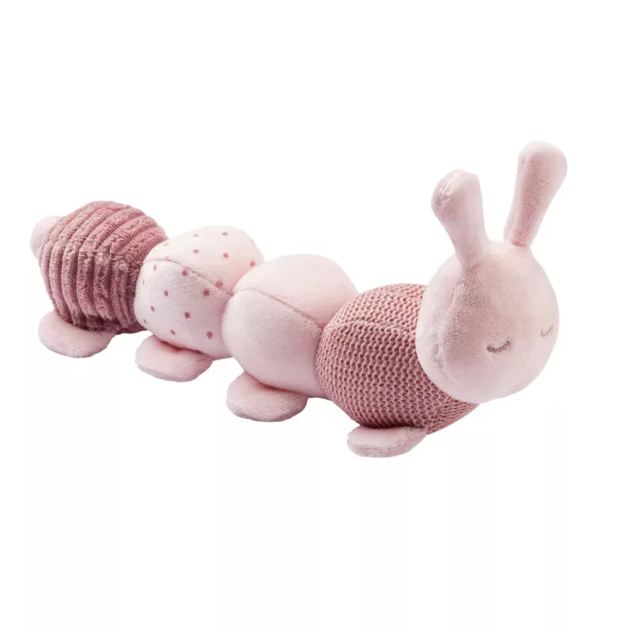 Doudou d'Activité Chenille Lapidou Rose (Nattou)
