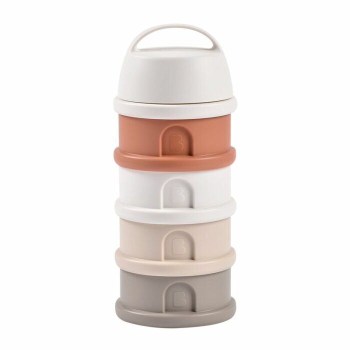 BOÎTE DOSEUSE 4 COMPARTIMENTS COTTON/TERRACOTTA  (Béaba)