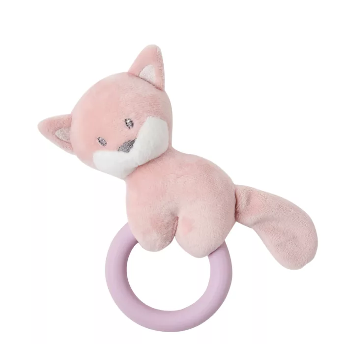 Hochet avec Anneau en Silicone Renard Alice (Nattou)