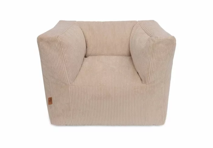 Fauteuil Pouf Enfant Corduroy - Natural (Jollein)