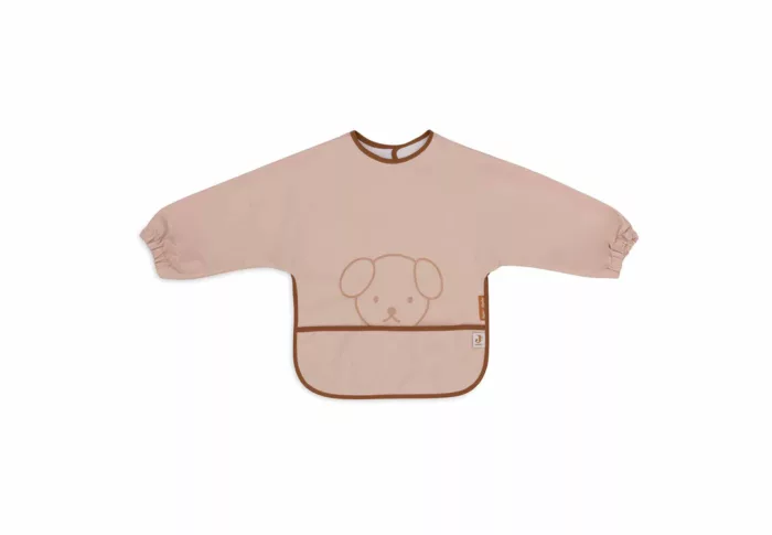 Bavoir à manches imperméable Miffy Peekaboo - Wild Rose (Jollein)