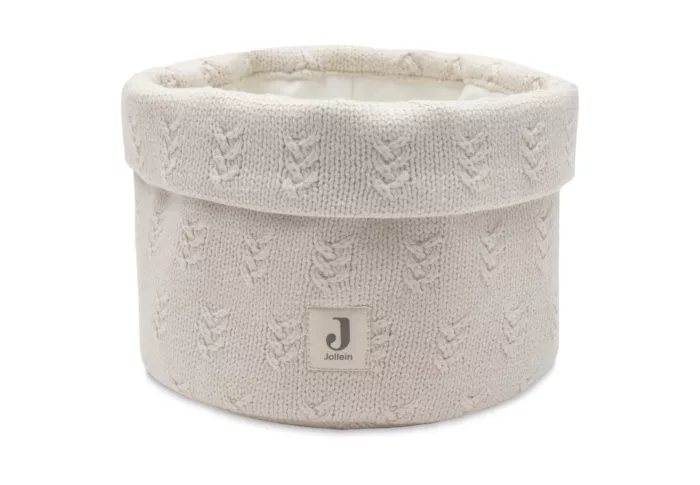 Panier de rangement Grain knit Oatmeal  (Jollein)