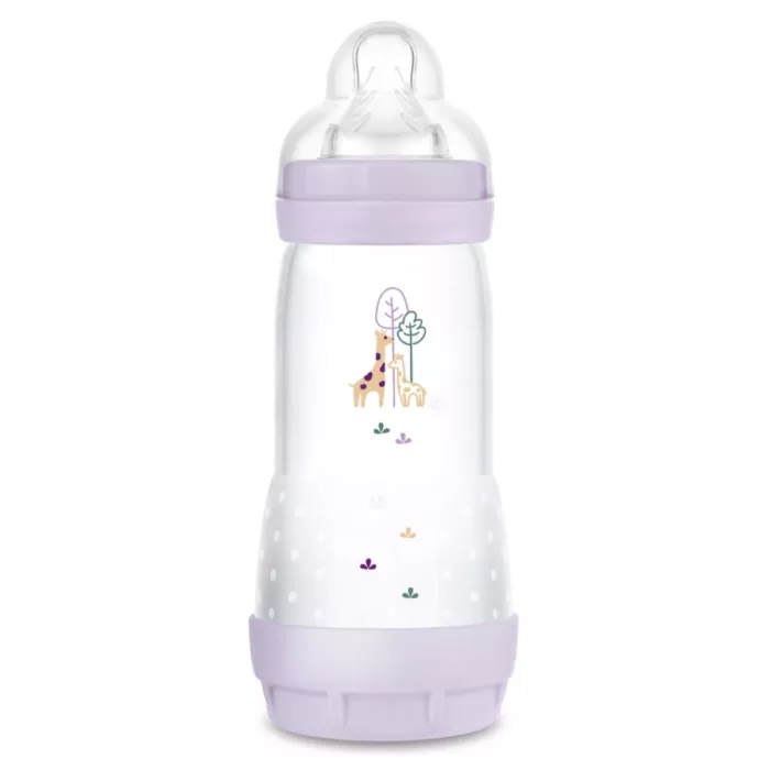 MAM Biberon Easy Start™ anti-colique 320 ml, 4+ mois, Lot de 1 Lila (MAM)