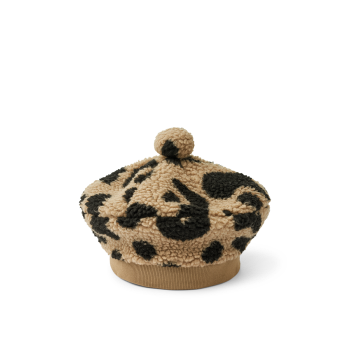 CHAPEAU BÉRET EN PEUPLIER MEGA LEO / OAT MIX  (Liewood)