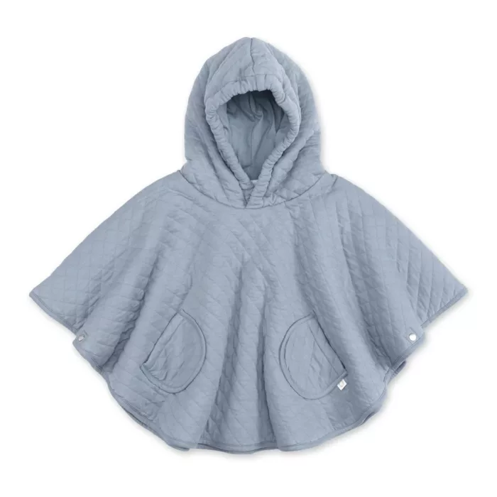 PONCHO DE VOYAGE 9-36m Stone pady quilted + jersey (Bemini)
