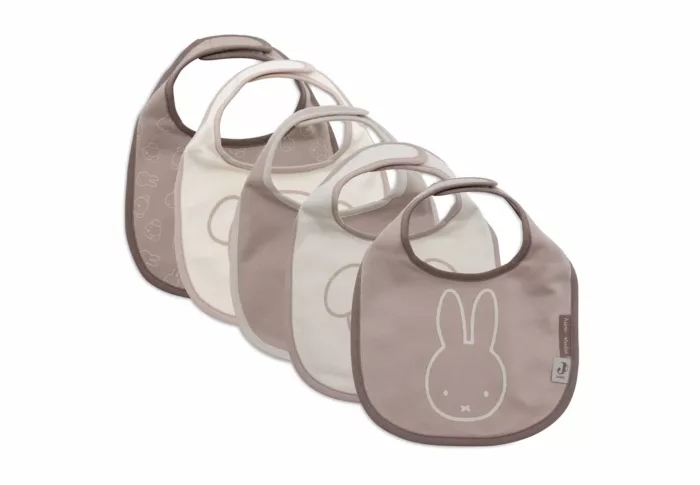 Bavoir Miffy And Friends - 5 Unités (Jollein)