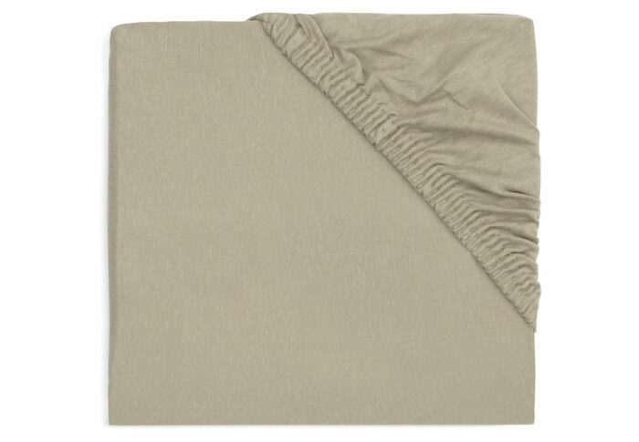 Drap-housse Jersey 60x120cm - Olive Green (Jollein)