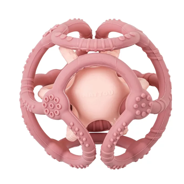 Set de Balles 2 pièces Silicone Rose (Nattou)