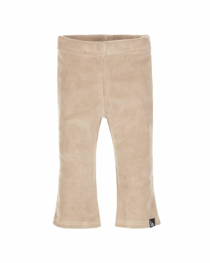Pantalon Flared Velours Donker Beige (Babystyling)