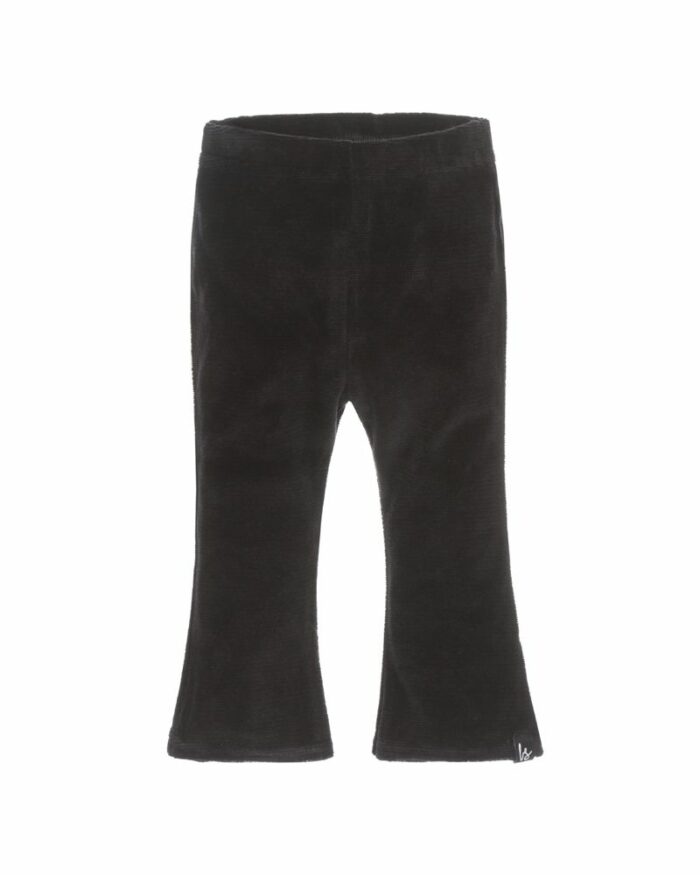 Pantalon Flared Velours Noir (Babystyling)