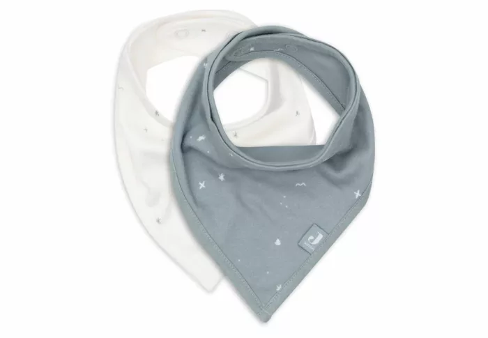Bavoir Bandana Twinkling - Sea Green - 2 Unités (Jollein)