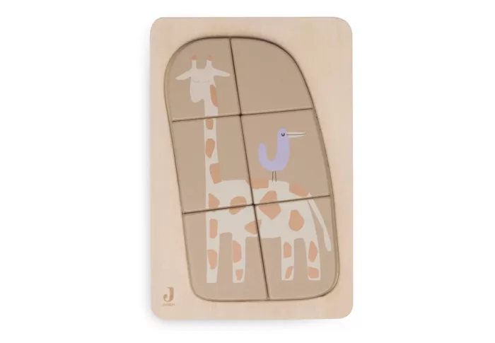 Puzzle en Bois Jungle Jambo - Giraffe (Jollein)
