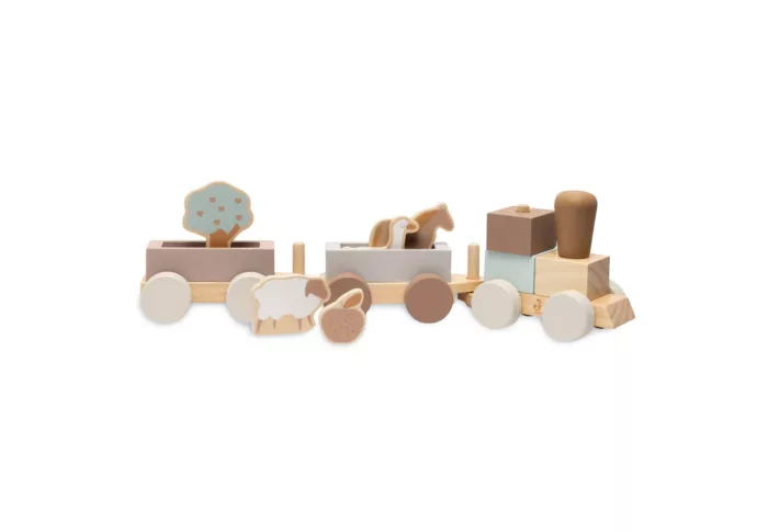 Jouet train en bois - Farm (Jollein)
