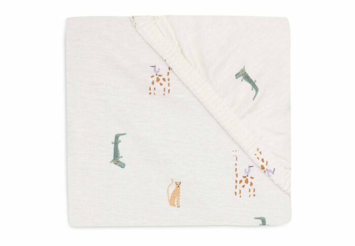 Drap-housse Jersey 60x120cm - Jungle Jambo (Jollein)