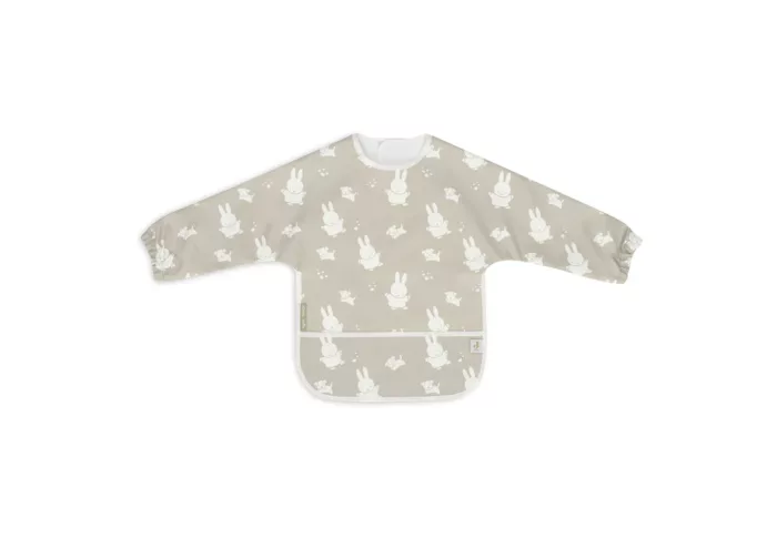 Bavoir à Manches Imperméable Miffy & Snuffy - Olive Green (Jollein)