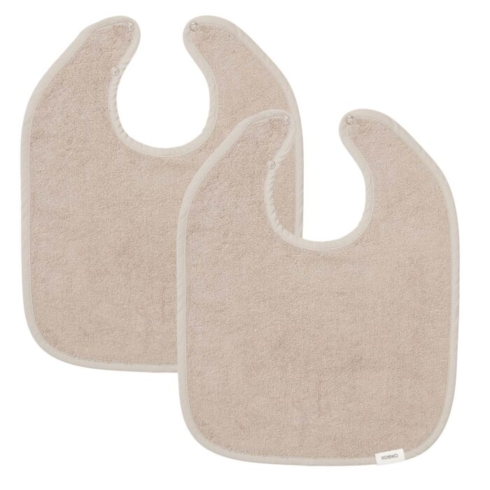 Bavoir Koeka 2-pack Dijon Daily Clay