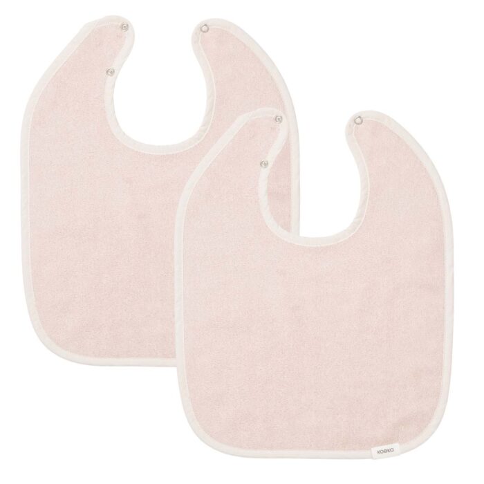 Bavoir Koeka 2-pack Dijon Daily Blush