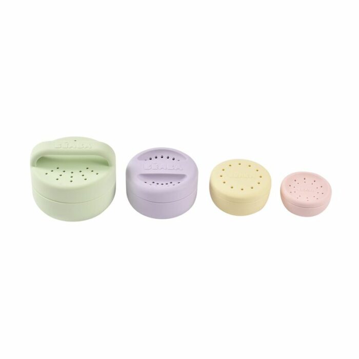 Jouets de bain silicone Menthe au lait multi couleurs (Béaba)
