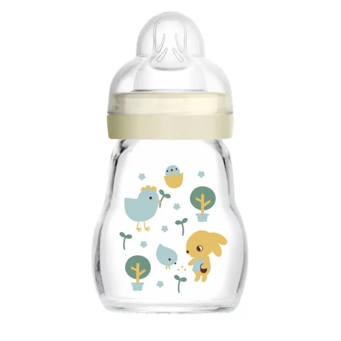 Biberon on verre 170 ml, 0+ mois, Lot de 1 (MAM)
