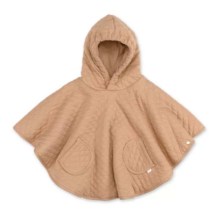 Poncho de voyage 9-36m Beige PADY QUILTED + JERSEY(Bemini)