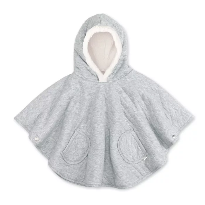Poncho de voyage 9-36m Mix grey PADY QUILTED + TEDDY (Bemini)