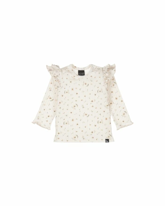 Blouse Volants Floral Anna Beige (Babystyling)