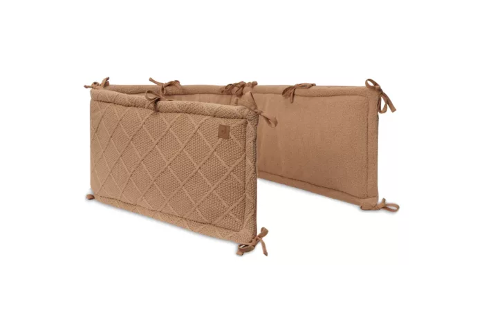 Tour de Parc 180x30cm Check Knit - Biscuit (Jollein)