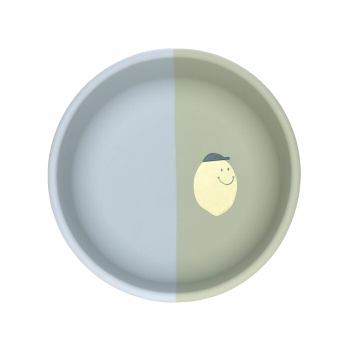 Bol en silicone - Happy Fruits, Citron (Lassig)