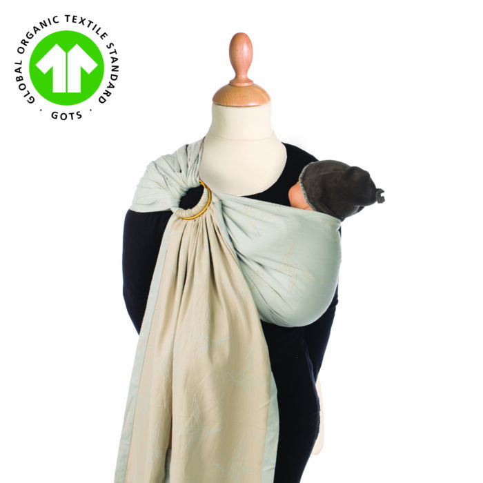 Écharpe de portage sans noeud BB-Sling - Colibri - gathered (Babylonia)