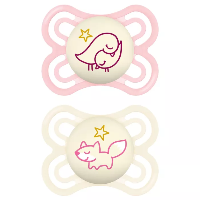 MAM Perfect Nuit 2-6 mois, lot de 2 sucettes (MAM)