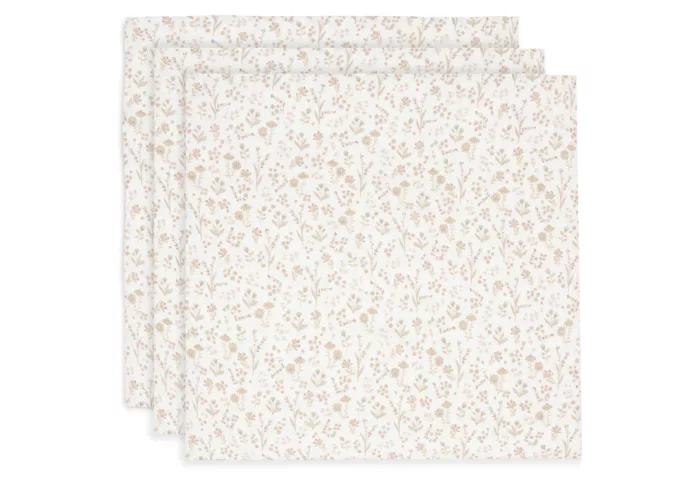 Lange Gaze de Coton Small 70x70cm - Bloomy - 3 Unités (Jollein)
