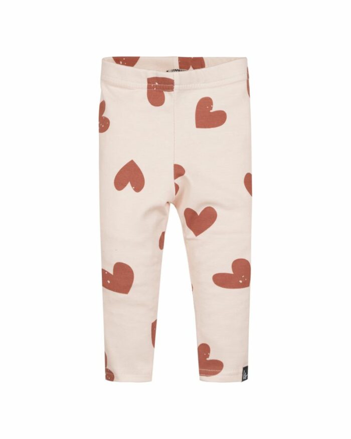 Legging Imprimé Coeurs Rouge (Babystyling)