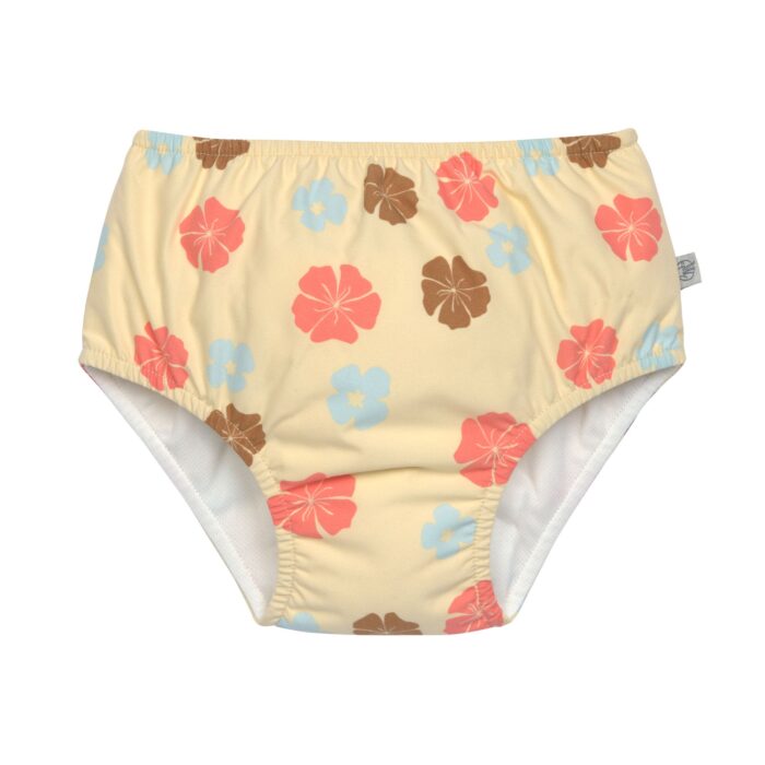 Maillot de bain couche bébé - Fleurs, vanille (Lassig)