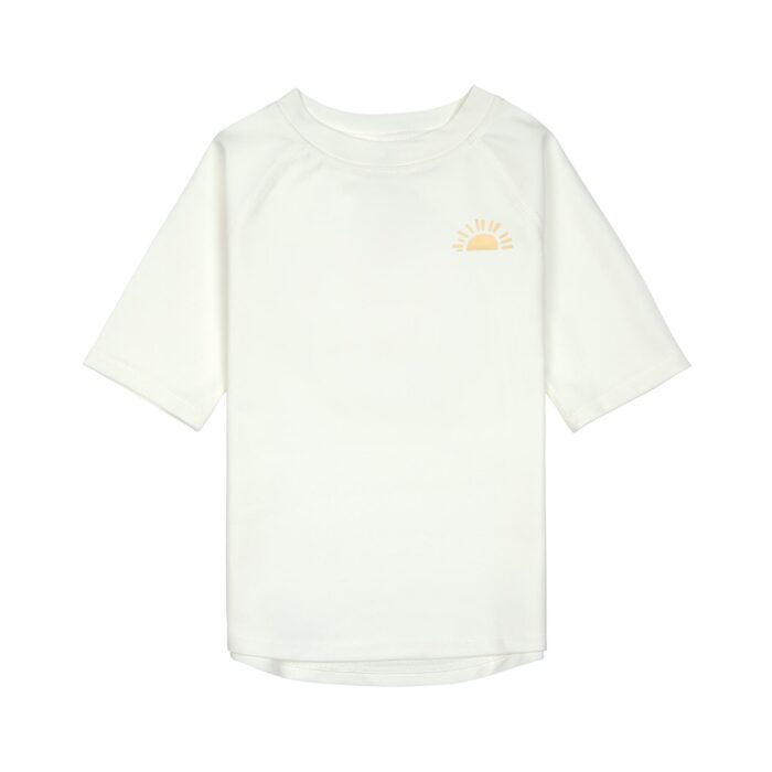 T-shirt de bains à manches longues enfants (anti-UV) - Soleil, écru (Lassig)
