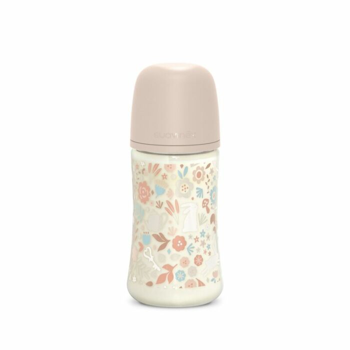 Biberon 360ml tétine SxPro S - Wonderland Rose (Suavinex)