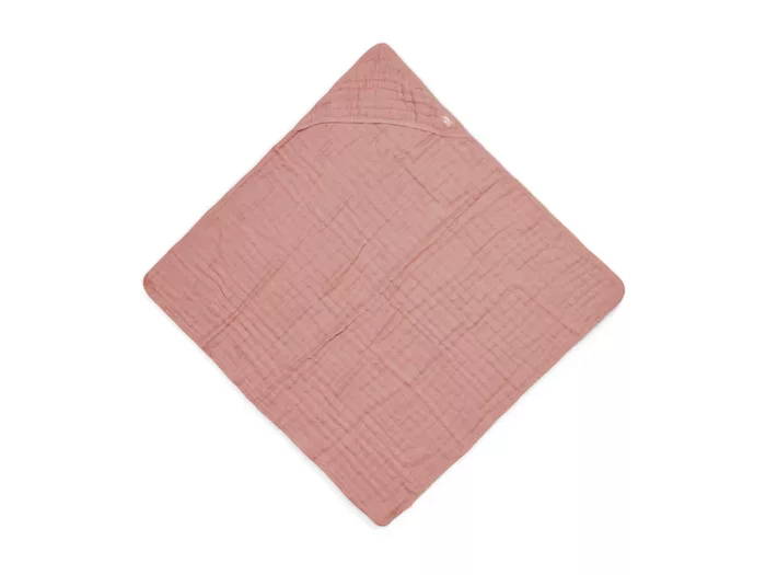 Cape de Bain Wrinkled Coton 75x75cm - Rosewood (Jollein)