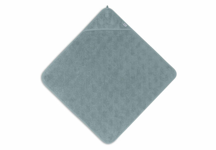 Cape de bain Éponge 75x75cm Miffy Jaquard - Sea Green (Jollein)