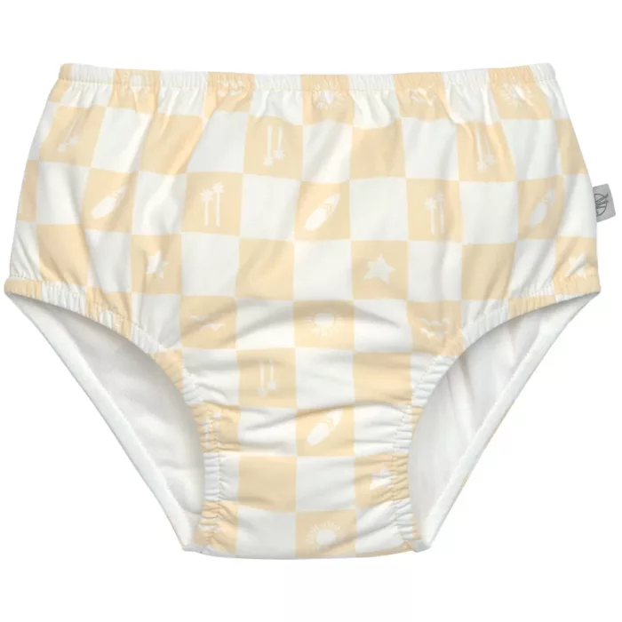 Maillot de bain couche – Check Pattern Vanilla/Sea Salt (Lassig)