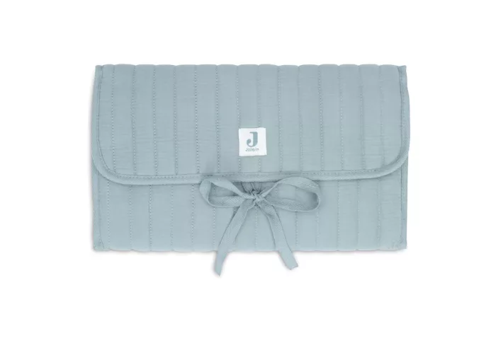 Tapis à Langer nomade Gaze de Coton - Sea Green (Jollein)
