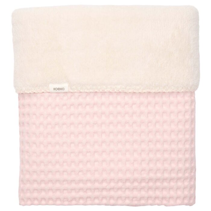 Couverture berceau teddy Oslo  Rosa/ Salt (Koeka)