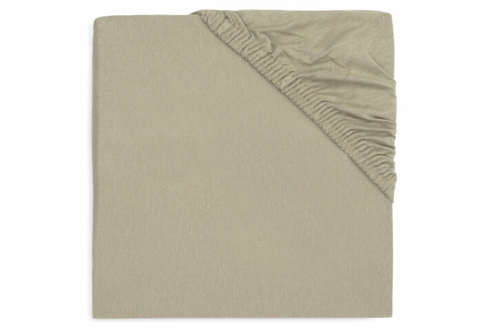 Drap-housse Jersey matelas de parc 75x95cm - Olive Green (Jollein)