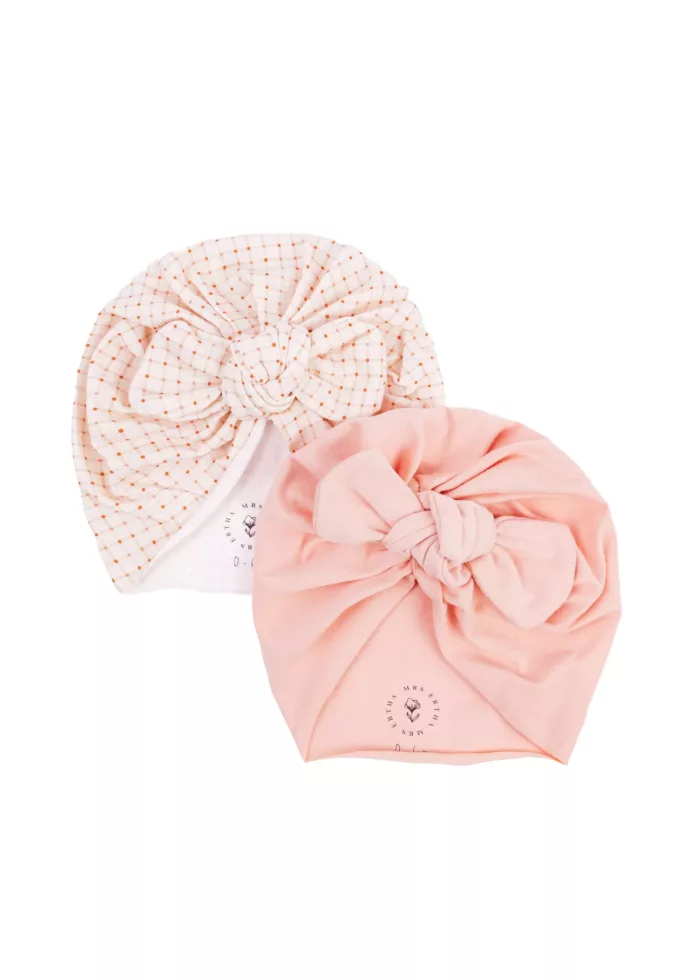 Pack Twiny Turban - Organic Squares (Mrs Ertha)