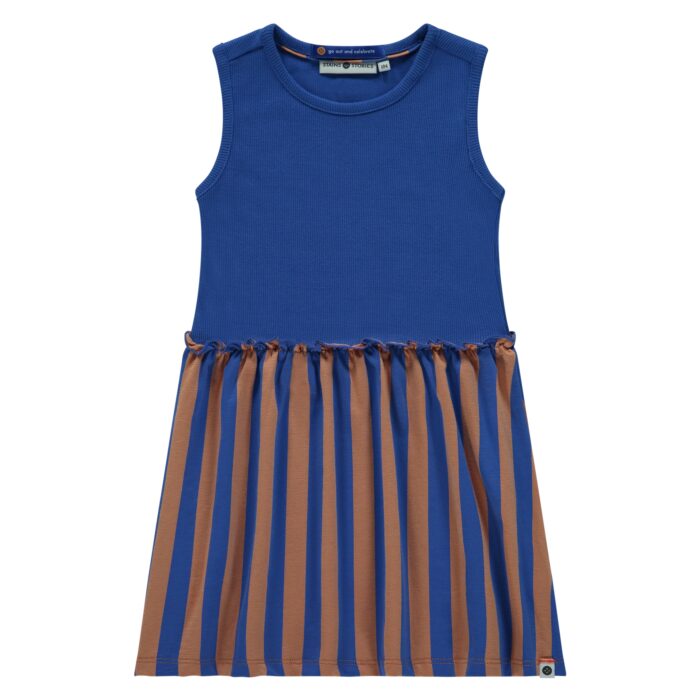 Robe à rayures Cobalt - Fille SS25 (Stains Stories)