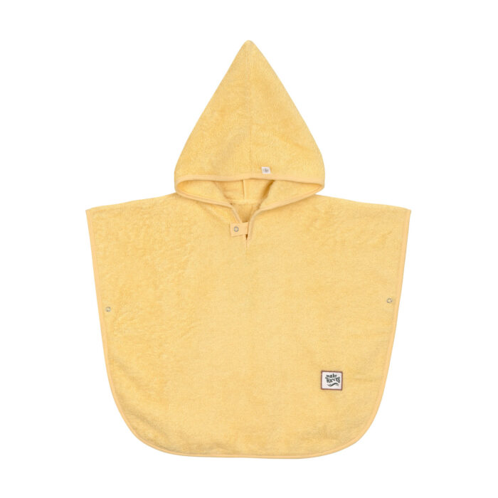 Poncho éponge enfants, vanille (Lassig)