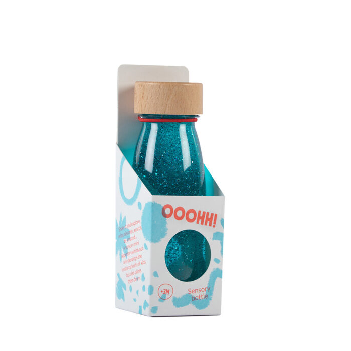 bouteille sensorielle Turquoise (petit boum)