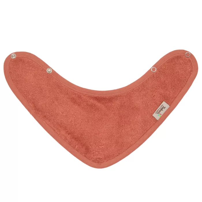 Bavoir bandana 36x20cm - APRICOT BLUSH  (Timboo)