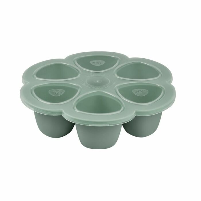 Moule multiportions silicone 6X90ml Vert sauge (Béaba)