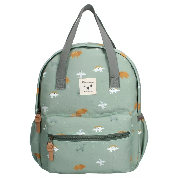 Sac à dos enfant à anses – Dinosaures vert (BB&CO)